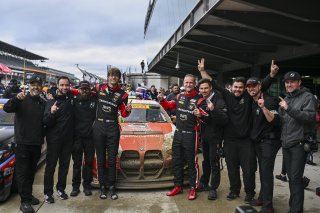 #97 BMW M4 GT4 (G82) EVO of Kenton Koch / Kevin Boehm, Random Vandals Racing, GT4 America, Silver, SRO America, Indianapolis Motor Speedway, Indianapolis, IN, Oct 16–19, 2025
 | Fred Hardy | www.FredHardyPhoto.com ©2025