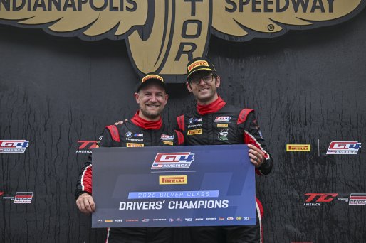 #97 BMW M4 GT4 (G82) EVO of Kenton Koch / Kevin Boehm, Random Vandals Racing, GT4 America, Silver, SRO America, Indianapolis Motor Speedway, Indianapolis, IN, Oct 16–19, 2025
 | Fred Hardy | www.FredHardyPhoto.com ©2025