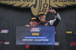 #36 BMW M4 GT4 (G82) EVO of James Clay / Charlie Postins, BimmerWorld Racing, GT4 America, Am, SRO America, Indianapolis Motor Speedway, Indianapolis, IN, Oct 16–19, 2025
 | Fred Hardy | www.FredHardyPhoto.com ©2025