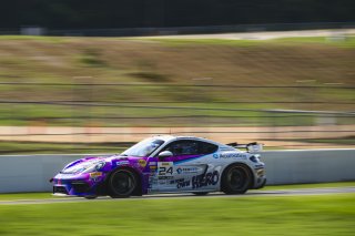 #24 Porsche 718 Cayman GT4 RS Clubsport of Loni Unser and Ashley Freiberg, Kellymoss, GT4 America, Silver, SRO America, Road Atlanta, Braselton, GA, June 12 - 14, 2026
 | Fred Hardy | www.echoandorigin.studio &copy;2026