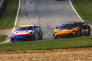 #52 Porsche 718 Cayman GT4 RS Clubsport of Tom Kopczynski and Eric Filgueiras, Kellymoss, GT4 America, Pro-Am, SRO America, Road Atlanta, Braselton, GA, June 12 - 14, 2026
 | Fred Hardy | www.echoandorigin.studio &copy;2026