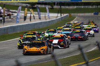 Race 2 Start, #33 McLaren Artura GT4 of Tony Gaples and Michael Cooper, Blackdog Racing, GT4 America, Pro-Am, SRO America, Road Atlanta, Braselton, GA, June 12 - 14, 2026
 | Fred Hardy | www.echoandorigin.studio &copy;2026