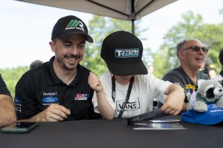 Autograph Session, #30 Ford Mustang GT4 (S650) of Tyler Stone and Frankie Muniz, TechSport Racing, GT4 America, Am, SRO America, Road Atlanta, Braselton, GA, June 12 - 14, 2026
 | Fred Hardy | www.echoandorigin.studio &copy;2026