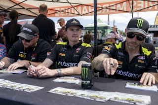Autograph Session, #40 Mercedes-AMG GT4 of Kevin Clifford and Harry Gottsacker, Off Leash Motorsports, GT4 America, Pro-Am, SRO America, Road Atlanta, Braselton, GA, June 12 - 14, 2026
 | Fred Hardy | www.echoandorigin.studio &copy;2026