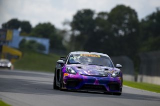 #24 Porsche 718 Cayman GT4 RS Clubsport of Loni Unser and Ashley Freiberg, Kellymoss, GT4 America, Silver, SRO America, Road America, Elkhart Lake, WI, Aug 27 - 30, 2026
 | Fred Hardy | Echo & Origin | www.echoandorigin.studio &copy;2026
