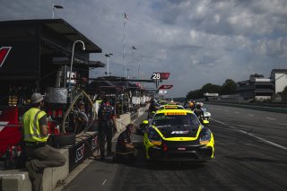 #028 Porsche 718 Cayman GT4 RS Clubsport of Spencer Pumpelly and Luca Mars, RS1, GT4 America, Silver, SRO America, Road America, Elkhart Lake, WI, Aug 27 - 30, 2026
 | Fred Hardy | Echo & Origin | www.echoandorigin.studio &copy;2026
