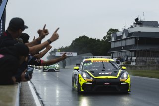 #028 Porsche 718 Cayman GT4 RS Clubsport of Spencer Pumpelly and Luca Mars, RS1, GT4 America, Silver, SRO America, Road America, Elkhart Lake, WI, Aug 27 - 30, 2026
 | Fred Hardy | Echo & Origin | www.echoandorigin.studio &copy;2026