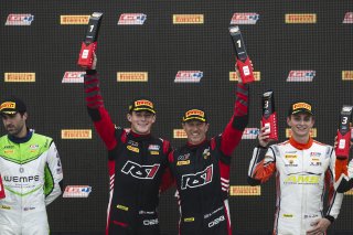 #028 Porsche 718 Cayman GT4 RS Clubsport of Spencer Pumpelly and Luca Mars, RS1, GT4 America, Silver, SRO America, Road America, Elkhart Lake, WI, Aug 27 - 30, 2026, #7 Porsche 718 Cayman GT4 RS Clubsport of Yves Baltas and Jimmy Llibre, ACI Motorsports,  | Fred Hardy | Echo & Origin | www.echoandorigin.studio &copy;2026