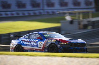 #30 Ford Mustang GT4 (S650) of Frankie Muniz and Tyler Stone, TechSport Racing, GT4 America, Am, SRO America, Barber Motorsport Park, Leeds, AL, Sept 24 - 27, 2026
 | Fred Hardy | Echo & Origin | www.echoandorigin.studio &copy;2026