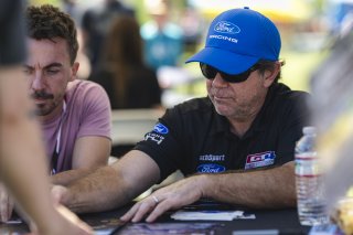 Autograph Session, #30 Ford Mustang GT4 (S650) of Frankie Muniz and Tyler Stone, TechSport Racing, GT4 America, Am, SRO America, Barber Motorsport Park, Leeds, AL, Sept 24 - 27, 2026
 | Fred Hardy | Echo & Origin | www.echoandorigin.studio &copy;2026