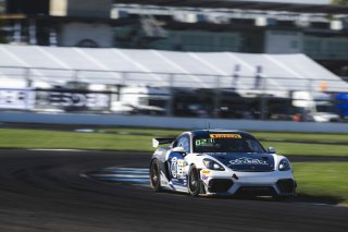 #73 Porsche 718 Cayman GT4 RS Clubsport of Paul Bocuse and Erika Hoffmann, Kellymoss, GT4 America, Silver, SRO America, Indianapolis 8 Hour, Indianapolis Motor Speedway, Speedway, IN, Oct 7 - 11, 2026
 | Fred Hardy | Echo & Origin | www.echoandorigin.studio &copy;2026