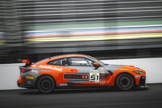 #51 BMW M4 GT4 (G82) EVO of Kevin Boehm and Francis Selldorff, Auto Technic Racing, GT4 America, Silver, SRO America, Indianapolis 8 Hour, Indianapolis Motor Speedway, Speedway, IN, Oct 7 - 11, 2026
 | Fred Hardy | Echo & Origin | www.echoandorigin.studio &copy;2026