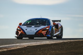 #5 McLaren Artura GT4 of Sean Gibbons and Sam Owen, OGH Motorsports, GT4 America, Am, SRO America, Sonoma Raceway, Sonoma, CA, Mar 26 - 28, 2026
 | Fred Hardy | www.echoandorigin.studio &copy;2026