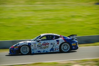 #52 Porsche 718 Cayman GT4 RS Clubsport of Tom Kopczynski and Eric Filgueiras, Kellymoss, GT4 America, Pro-Am, SRO America, Sonoma Raceway, Sonoma, CA, Mar 26 - 28, 2026
 | Fred Hardy | www.echoandorigin.studio &copy;2026