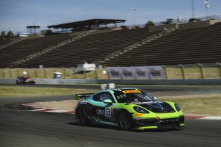 #10 Porsche 718 Cayman GT4 RS Clubsport of Ross Poole and Muzaffar Gafurov, ACI Motorsports, GT4 America, Am, SRO America, Sonoma Raceway, Sonoma, CA, Mar 26 - 28, 2026
 | Fred Hardy | www.echoandorigin.studio &copy;2026