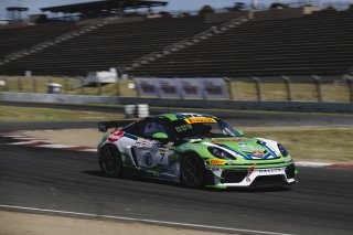 #7 Porsche 718 Cayman GT4 RS Clubsport of Yves Baltas and Jimmy Llibre, ACI Motorsports, GT4 America, Silver, SRO America, Sonoma Raceway, Sonoma, CA, Mar 26 - 28, 2026
 | Fred Hardy | www.echoandorigin.studio &copy;2026