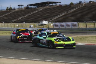 #10 Porsche 718 Cayman GT4 RS Clubsport of Ross Poole and Muzaffar Gafurov, ACI Motorsports, GT4 America, Am, SRO America, Sonoma Raceway, Sonoma, CA, Mar 26 - 28, 2026
 | Fred Hardy | www.echoandorigin.studio &copy;2026