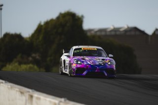 #24 Porsche 718 Cayman GT4 RS Clubsport of Ashley Freiberg and Loni Unser, Kellymoss, GT4 America, Silver, SRO America, Sonoma Raceway, Sonoma, CA, Mar 26 - 28, 2026
 | Fred Hardy | www.echoandorigin.studio &copy;2026