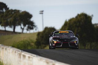 #03 Toyota Gazoo Racing GR Supra GT4 EVO2 of Karl Forman and Ryan Eversley, Precision Racing LA, GT4 America, Pro-Am, SRO America, Sonoma Raceway, Sonoma, CA, Mar 26 - 28, 2026
 | Fred Hardy | www.echoandorigin.studio &copy;2026