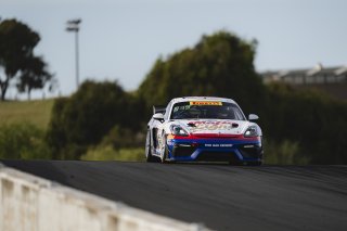 #52 Porsche 718 Cayman GT4 RS Clubsport of Tom Kopczynski and Eric Filgueiras, Kellymoss, GT4 America, Pro-Am, SRO America, Sonoma Raceway, Sonoma, CA, Mar 26 - 28, 2026
 | Fred Hardy | www.echoandorigin.studio &copy;2026