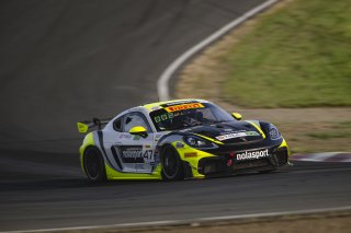 #47 Porsche 718 Cayman GT4 RS Clubsport of Matt Travis and Matheus Leist, NOLASPORT, GT4 America, Pro-Am, SRO America, Sonoma Raceway, Sonoma, CA, Mar 26 - 28, 2026
 | Fred Hardy | www.echoandorigin.studio &copy;2026