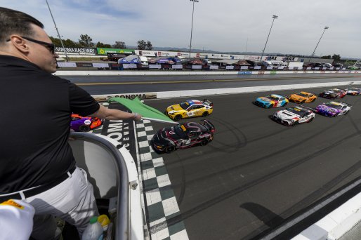 GT4 America Honorary Start Race 1, Sonoma Raceway, Sonoma, CA, Mar 26 - 28, 2026 #03 Toyota Gazoo Racing GR Supra GT4 EVO2 of Karl Forman and Ryan Eversley, Precision Racing LA, GT4 America, Pro-Am, SRO America, 2026 #188 BMW M4 GT4 (G82) EVO of Judson Ho | Fabian Lagunas&copy;2026