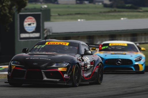 #03 Toyota Gazoo Racing GR Supra GT4 EVO2 of Karl Forman and Ryan Eversley, Precision Racing LA, GT4 America, Pro-Am, SRO America, Sonoma Raceway, Sonoma, CA, Mar 26 - 28, 2026
 | Fred Hardy | www.echoandorigin.studio &copy;2026