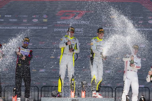 #47 Porsche 718 Cayman GT4 RS Clubsport of Matt Travis and Matheus Leist, NOLASPORT, GT4 America, Pro-Am, SRO America, Sonoma Raceway, Sonoma, CA, Mar 26 - 28, 2026 #90 BMW M4 GT4 (G82) of Jonathan Perichon and Gregory Liefooghe, Stephen Cameron Racing, 2 | Fred Hardy | www.echoandorigin.studio &copy;2026