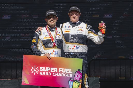 Super Fuel, Hard Charger Award, #19 BMW M4 GT4 (G82) EVO of Roland Krainz and Stevan McAleer, Auto Technic Racing, GT4 America, Pro-Am, SRO America, Sonoma Raceway, Sonoma, CA, Mar 26 - 28, 2026
 | Fred Hardy | www.echoandorigin.studio &copy;2026