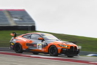 #51 BMW M4 GT4 (G82) EVO of Kevin Boehm and Francis Selldorff, Auto Technic Racing, GT4 America, Silver, SRO America, Circuit of The Americas, Austin, TX, Apr 24 - 26, 2026
 | Fred Hardy | www.echoandorigin.studio &copy;2026