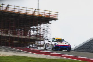 #52 Porsche 718 Cayman GT4 RS Clubsport of Tom Kopczynski and Eric Filgueiras, Kellymoss, GT4 America, Pro-Am, SRO America, Circuit of The Americas, Austin, TX, Apr 24 - 26, 2026
 | Fred Hardy | www.echoandorigin.studio &copy;2026