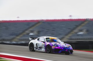#24 Porsche 718 Cayman GT4 RS Clubsport of Ashley Freiberg and Loni Unser, Kellymoss, GT4 America, Silver, SRO America, Circuit of The Americas, Austin, TX, Apr 24 - 26, 2026
 | Fred Hardy | www.echoandorigin.studio &copy;2026
