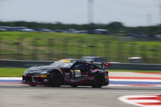 #03 Toyota Gazoo Racing GR Supra GT4 EVO2 of Karl Forman and Ryan Eversley, Precision Racing LA, GT4 America, Pro-Am, SRO America, Circuit of The Americas, Austin, TX, Apr 24 - 26, 2026
 | Fred Hardy | www.echoandorigin.studio &copy;2026