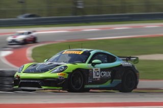 #10 Porsche 718 Cayman GT4 RS Clubsport of Ross Poole and Muzaffar Gafurov, ACI Motorsports, GT4 America, Am, SRO America, Circuit of The Americas, Austin, TX, Apr 24 - 26, 2026
 | Fred Hardy | www.echoandorigin.studio &copy;2026