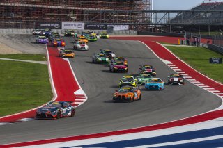 Race Start, #68 Toyota Gazoo Racing GR Supra GT4 EVO2 of Tyler Gonzalez and Westin Workman, RAFA Racing Team, GT4 America, Silver, SRO America, Circuit of The Americas, Austin, TX, Apr 24 - 26, 2026
 | Fabian Lagunas | www.lagunasphotography.com | 2026