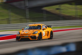 #25 Porsche 718 Cayman GT4 RS Clubsport of Damir Hot and Ryan Yardley, ACI Motorsports, GT4 America, Pro-Am, SRO America, Circuit of The Americas, Austin, TX, Apr 24 - 26, 2026
 | Fred Hardy | www.echoandorigin.studio &copy;2026