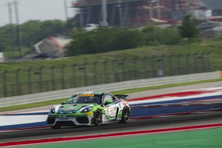 #7 Porsche 718 Cayman GT4 RS Clubsport of Yves Baltas and Jimmy Llibre, ACI Motorsports, GT4 America, Silver, SRO America, Circuit of The Americas, Austin, TX, Apr 24 - 26, 2026
 | Fred Hardy | www.echoandorigin.studio &copy;2026
