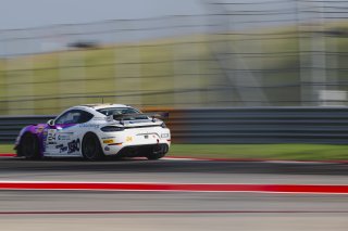 #24 Porsche 718 Cayman GT4 RS Clubsport of Ashley Freiberg and Loni Unser, Kellymoss, GT4 America, Silver, SRO America, Circuit of The Americas, Austin, TX, Apr 24 - 26, 2026
 | Fred Hardy | www.echoandorigin.studio &copy;2026