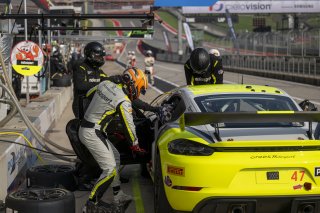 #47 Porsche 718 Cayman GT4 RS Clubsport of Matt Travis and Matheus Leist, NOLASPORT, GT4 America, Pro-Am, SRO America, Circuit of The Americas, Austin, TX, Apr 24 - 26, 2026
 | Fred Hardy | www.echoandorigin.studio &copy;2026