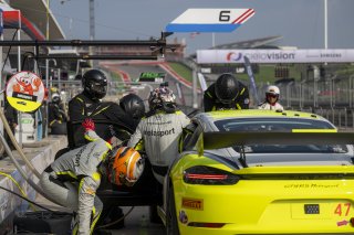 #47 Porsche 718 Cayman GT4 RS Clubsport of Matt Travis and Matheus Leist, NOLASPORT, GT4 America, Pro-Am, SRO America, Circuit of The Americas, Austin, TX, Apr 24 - 26, 2026
 | Fred Hardy | www.echoandorigin.studio &copy;2026