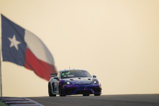 #24 Porsche 718 Cayman GT4 RS Clubsport of Ashley Freiberg and Loni Unser, Kellymoss, GT4 America, Silver, SRO America, Circuit of The Americas, Austin, TX, Apr 24 - 26, 2026
 | Fred Hardy | www.echoandorigin.studio &copy;2026