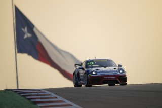 #52 Porsche 718 Cayman GT4 RS Clubsport of Tom Kopczynski and Eric Filgueiras, Kellymoss, GT4 America, Pro-Am, SRO America, Circuit of The Americas, Austin, TX, Apr 24 - 26, 2026
 | Fred Hardy | www.echoandorigin.studio &copy;2026
