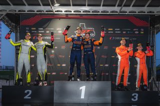 #94 BMW M4 GT4 (G82) EVO of Sam Craven and Kenton Koch, Random Vandals Racing, GT4 America, Pro-Am, SRO America, Circuit of The Americas, Austin, TX, Apr 24 - 26, 2026, #47 Porsche 718 Cayman GT4 RS Clubsport of Matt Travis and Matheus Leist, NOLASPORT, # | Fred Hardy | www.echoandorigin.studio &copy;2026