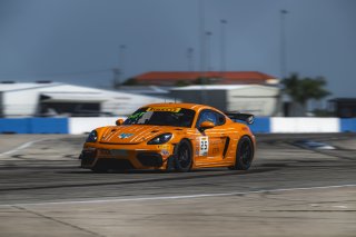 #25 Porsche 718 Cayman GT4 RS Clubsport of Damir Hot and Ryan Yardley, ACI Motorsports, GT4 America, Pro-Am, SRO America, Sebring International Raceway, Sebring, FL, May 7 - 10, 2026
 | Fred Hardy | www.echoandorigin.studio &copy;2026