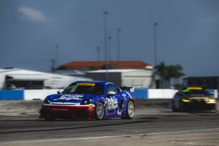 #52 Porsche 718 Cayman GT4 RS Clubsport of Tom Kopczynski and Eric Filgueiras, Kellymoss, GT4 America, Pro-Am, SRO America, Sebring International Raceway, Sebring, FL, May 7 - 10, 2026
 | Fred Hardy | www.echoandorigin.studio &copy;2026