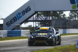 #73 Porsche 718 Cayman GT4 RS Clubsport of Jack Parriott and Erika Hoffmann, Kellymoss, GT4 America, Silver, SRO America, Sebring International Raceway, Sebring, FL, May 7 - 10, 2026
 | Fred Hardy | www.echoandorigin.studio &copy;2026