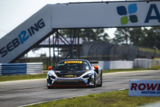 #131 McLaren Artura GT4 of Austin Jurs and Joseph Maley, Advance Motorsports, GT4 America, Silver, SRO America, Sebring International Raceway, Sebring, FL, May 7 - 10, 2026
 | Fred Hardy | www.echoandorigin.studio &copy;2026
