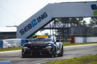 #03 Toyota Gazoo Racing GR Supra GT4 EVO2 of Karl Forman and Ryan Eversley, Precision Racing LA, GT4 America, Pro-Am, SRO America, Sebring International Raceway, Sebring, FL, May 7 - 10, 2026
 | Fred Hardy | www.echoandorigin.studio &copy;2026