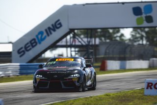 #03 Toyota Gazoo Racing GR Supra GT4 EVO2 of Karl Forman and Ryan Eversley, Precision Racing LA, GT4 America, Pro-Am, SRO America, Sebring International Raceway, Sebring, FL, May 7 - 10, 2026
 | Fred Hardy | www.echoandorigin.studio &copy;2026