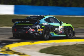 #10 Porsche 718 Cayman GT4 RS Clubsport of Ross Poole and Muzaffar Gafurov, ACI Motorsports, GT4 America, Am, SRO America, Sebring International Raceway, Sebring, FL, May 7 - 10, 2026
 | Fred Hardy | www.echoandorigin.studio &copy;2026